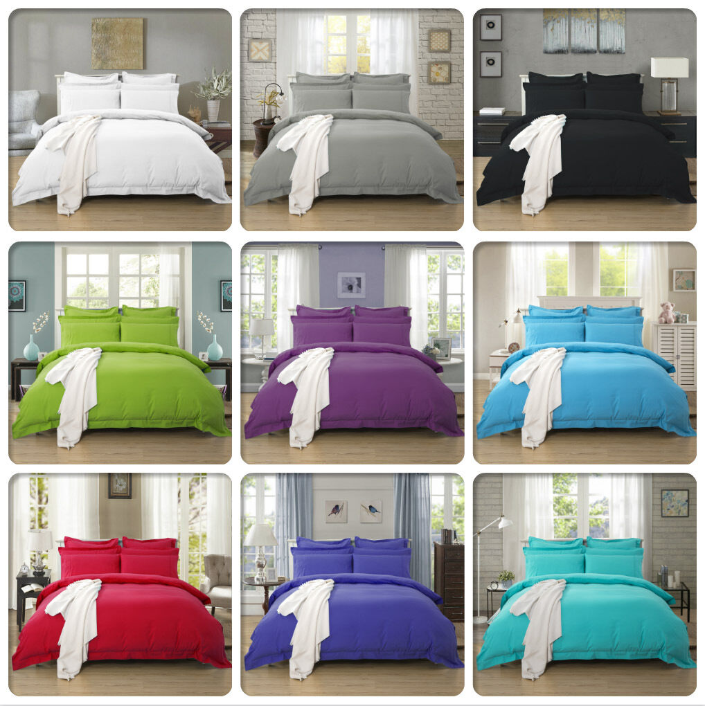 Tailored Ultra Soft 1000TC Duvet/Doona/Quilt Cover Set Collection Double Queen/King/Super King Size