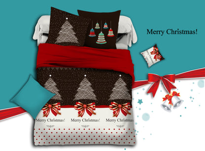 Merry Christmas Duvet/Doona/Quilt Cover Set Queen/King/Super King Size Bed