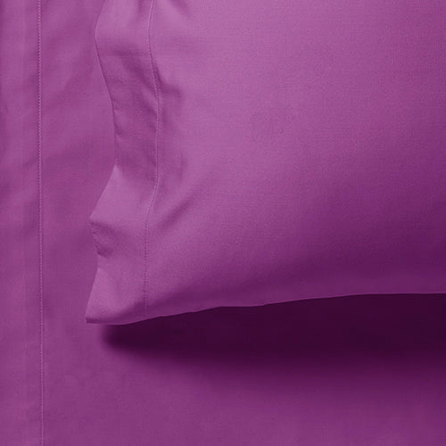 1000TC Ultra Soft Sheet Set - Single/Double Queen/King/Super King Size Bed - Purple